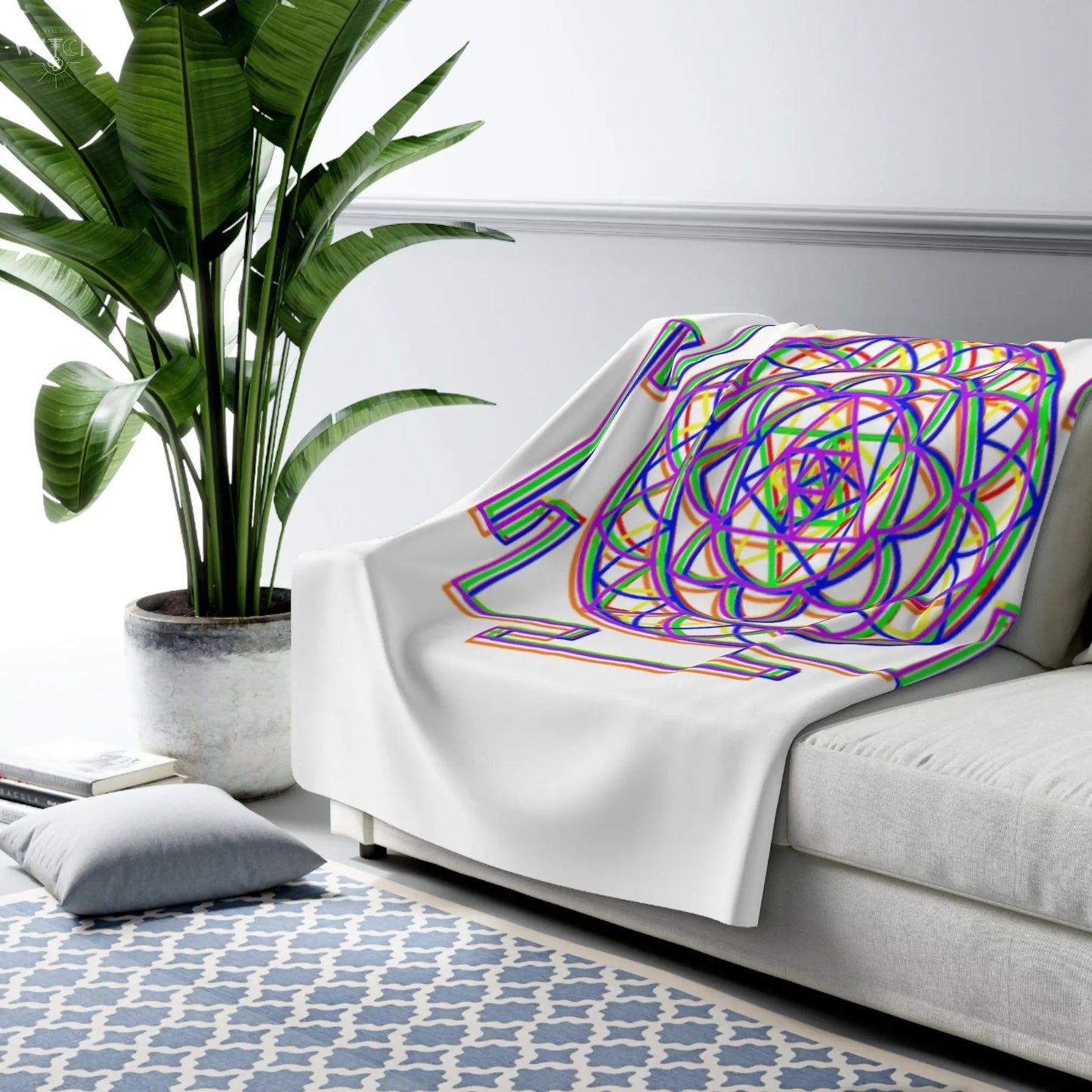 Essence Unbound Sherpa Fleece Blanket - Witchy Things