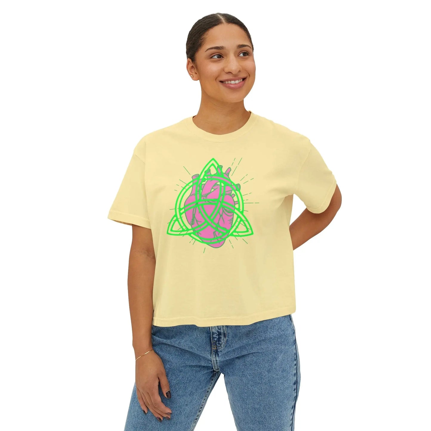 Eternal Bloom Boxy Tee Printify