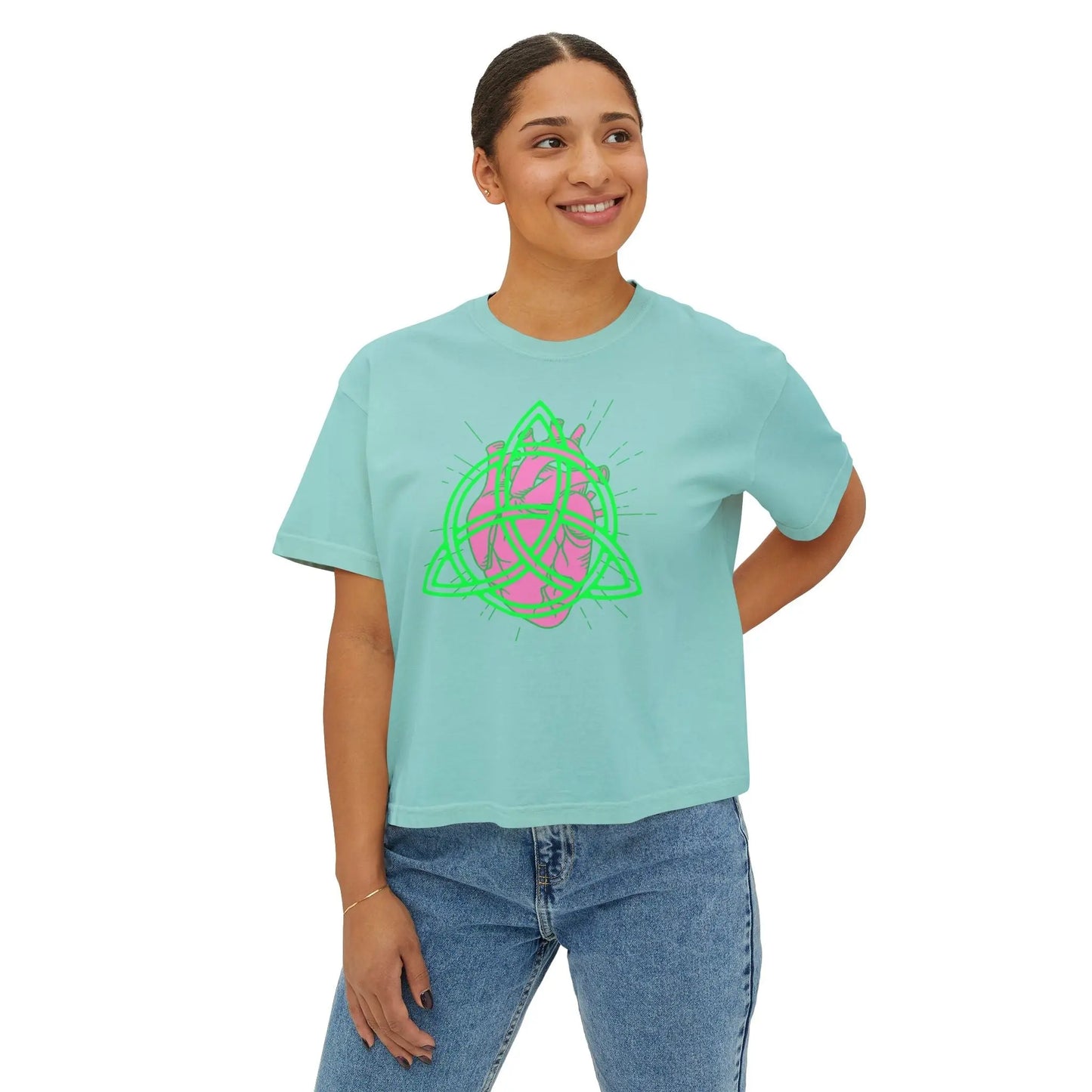 Eternal Bloom Boxy Tee Printify