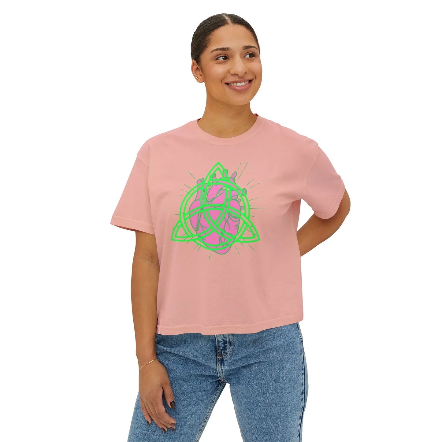 Eternal Bloom Boxy Tee Printify
