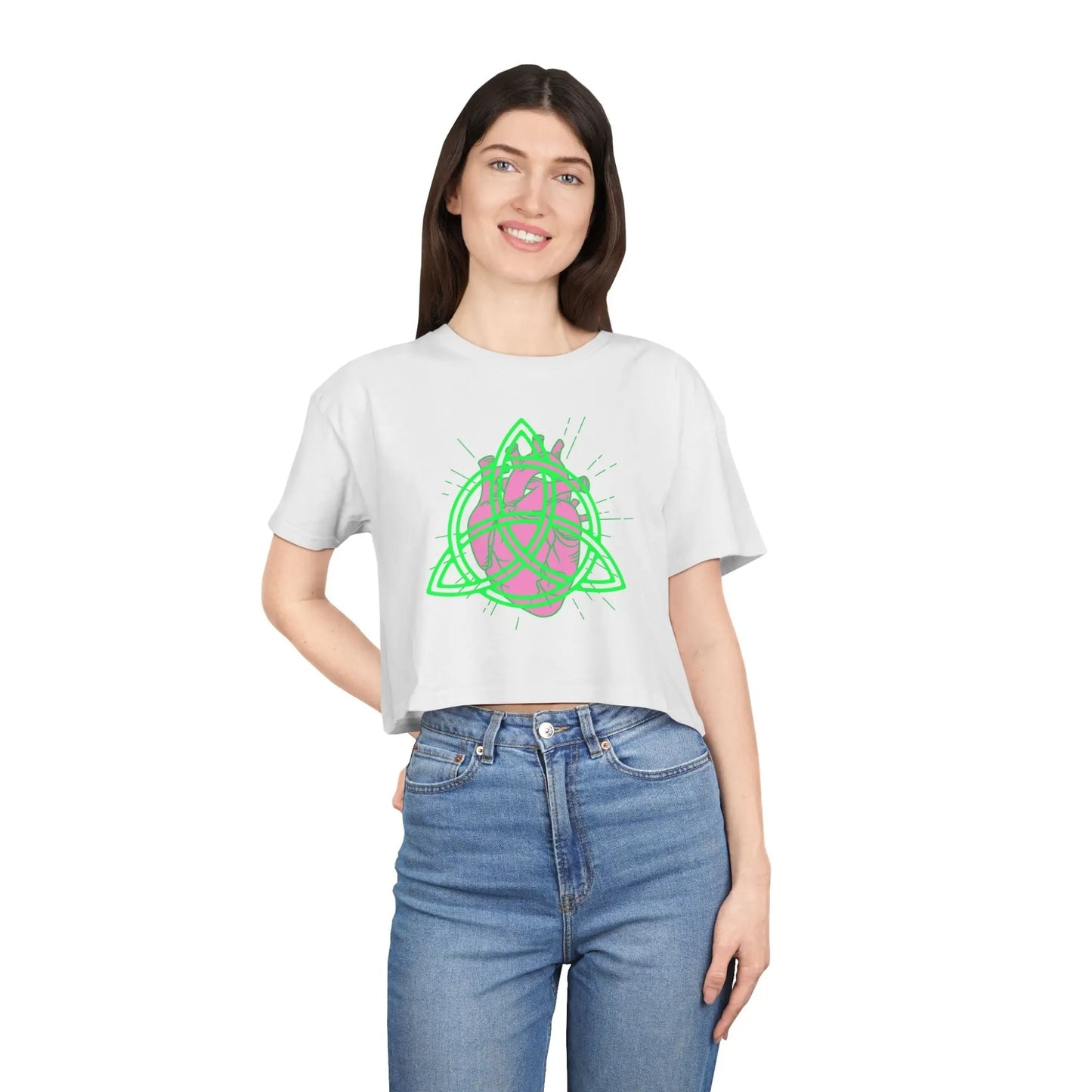 Eternal Bloom Crop Tee Printify