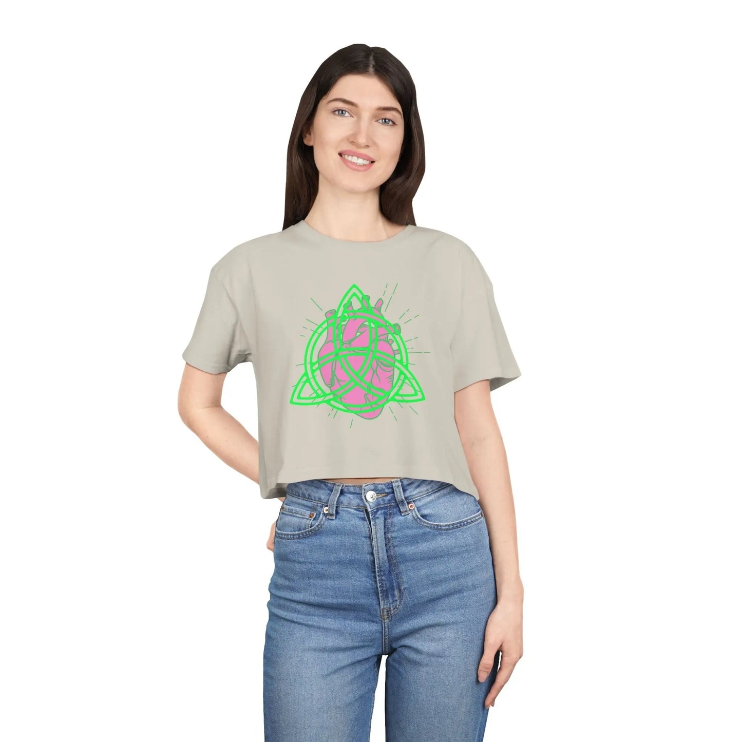 Eternal Bloom Crop Tee Printify