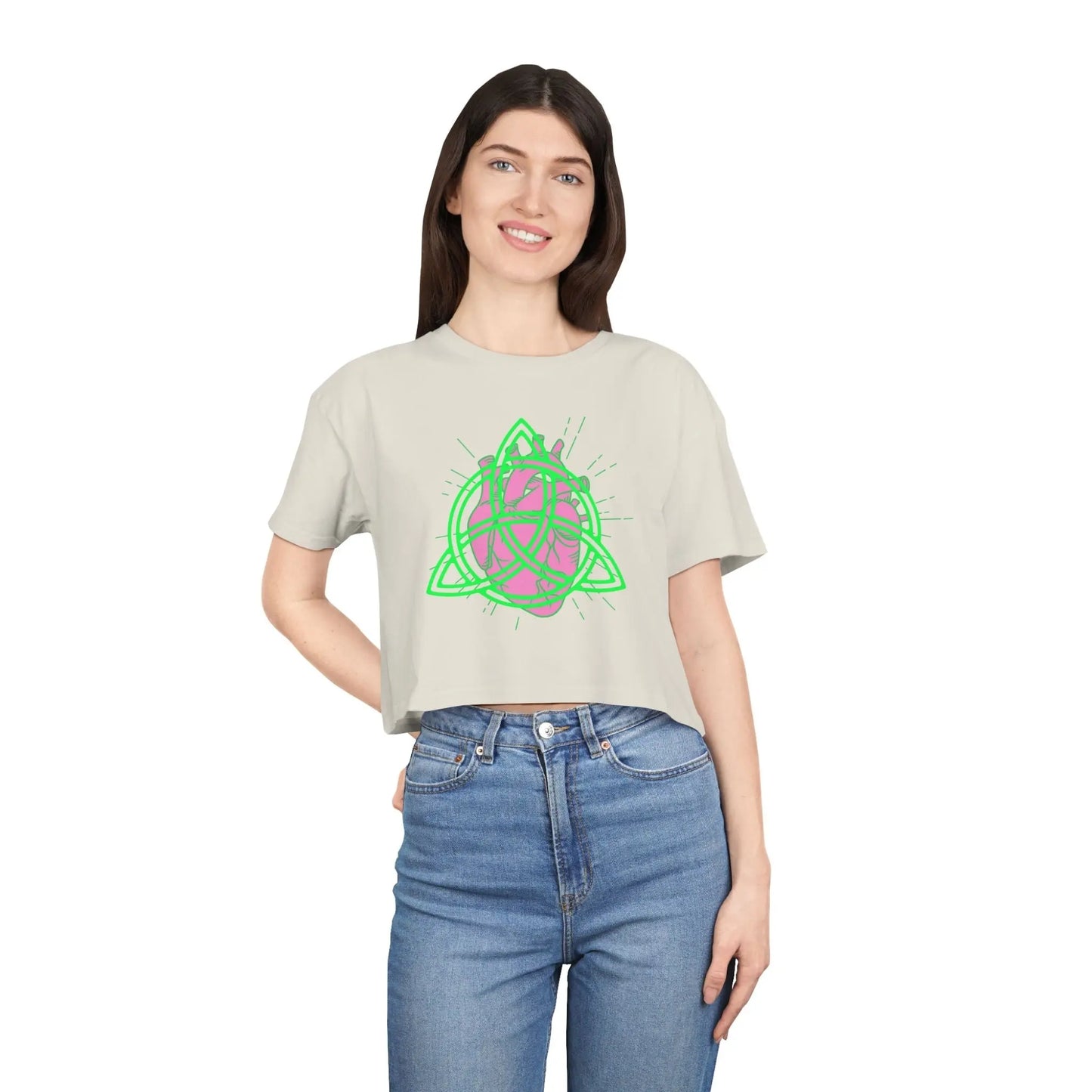 Eternal Bloom Crop Tee Printify