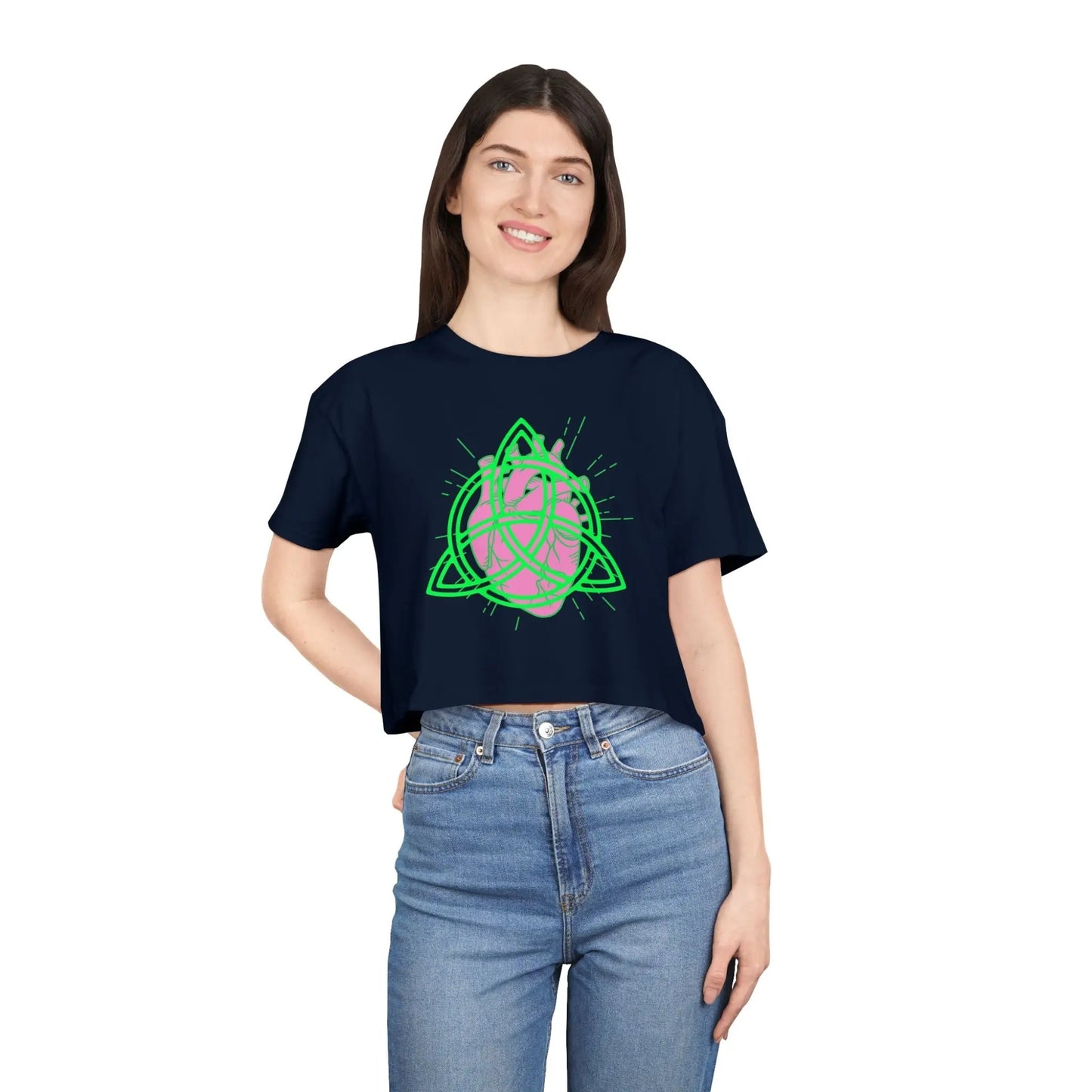 Eternal Bloom Crop Tee Printify