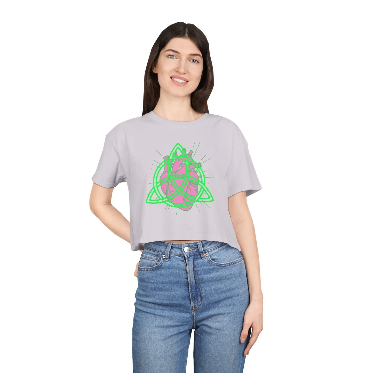 Eternal Bloom Crop Tee Printify