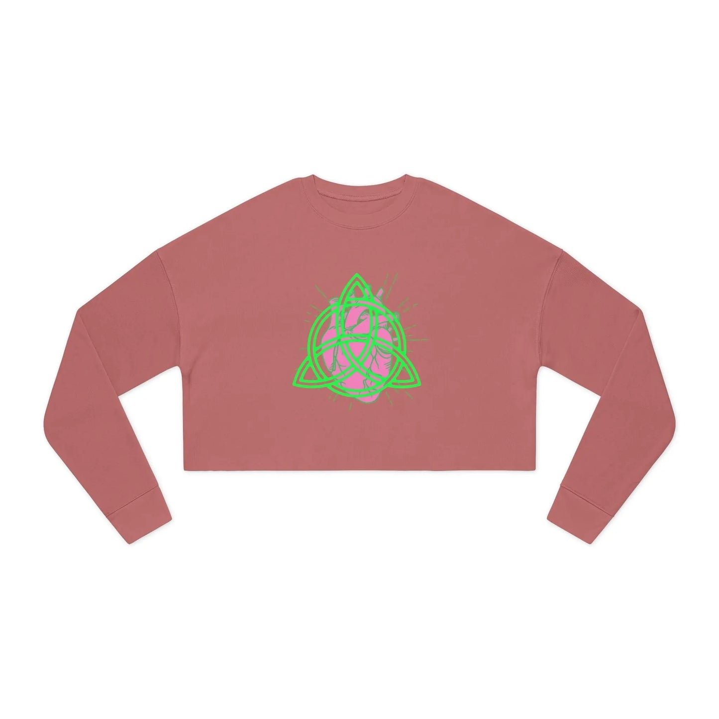 Eternal Bloom Cropped Sweatshirt - Witchy Things