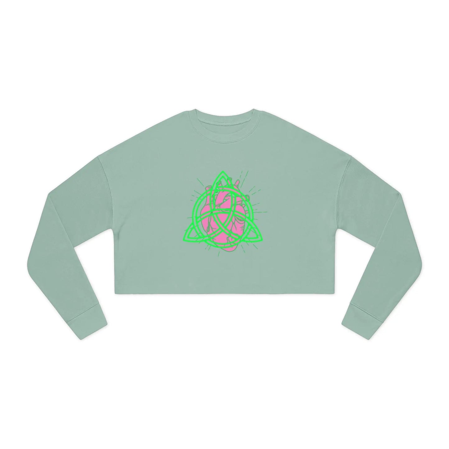 Eternal Bloom Cropped Sweatshirt - Witchy Things
