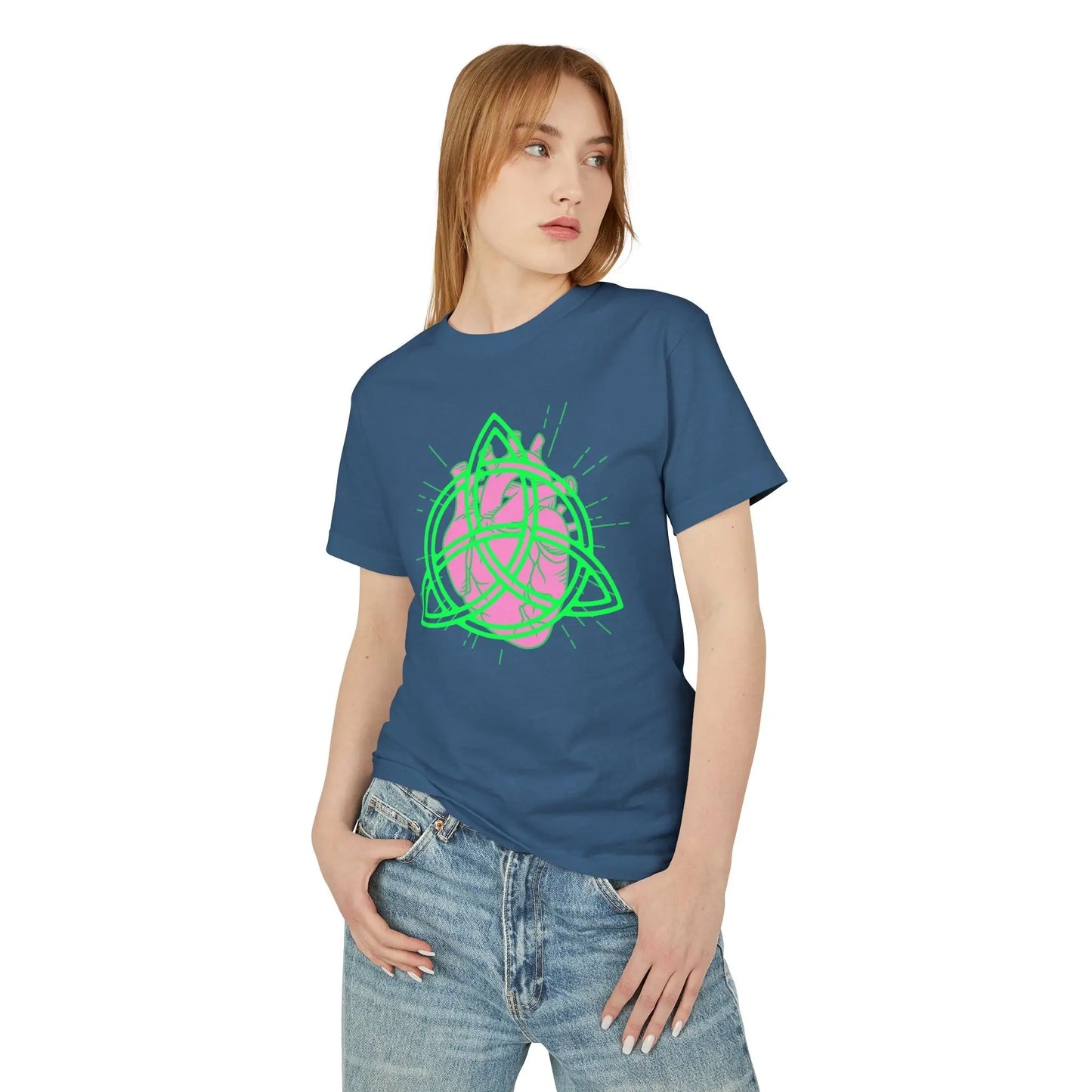 Eternal Bloom Garment-Dyed Heavyweight Cotton Tee - Witchy Things