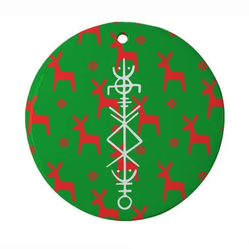 Green Rune Ornament Quadra Marketplace