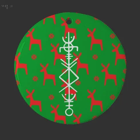 Green Rune Ornament Quadra Marketplace