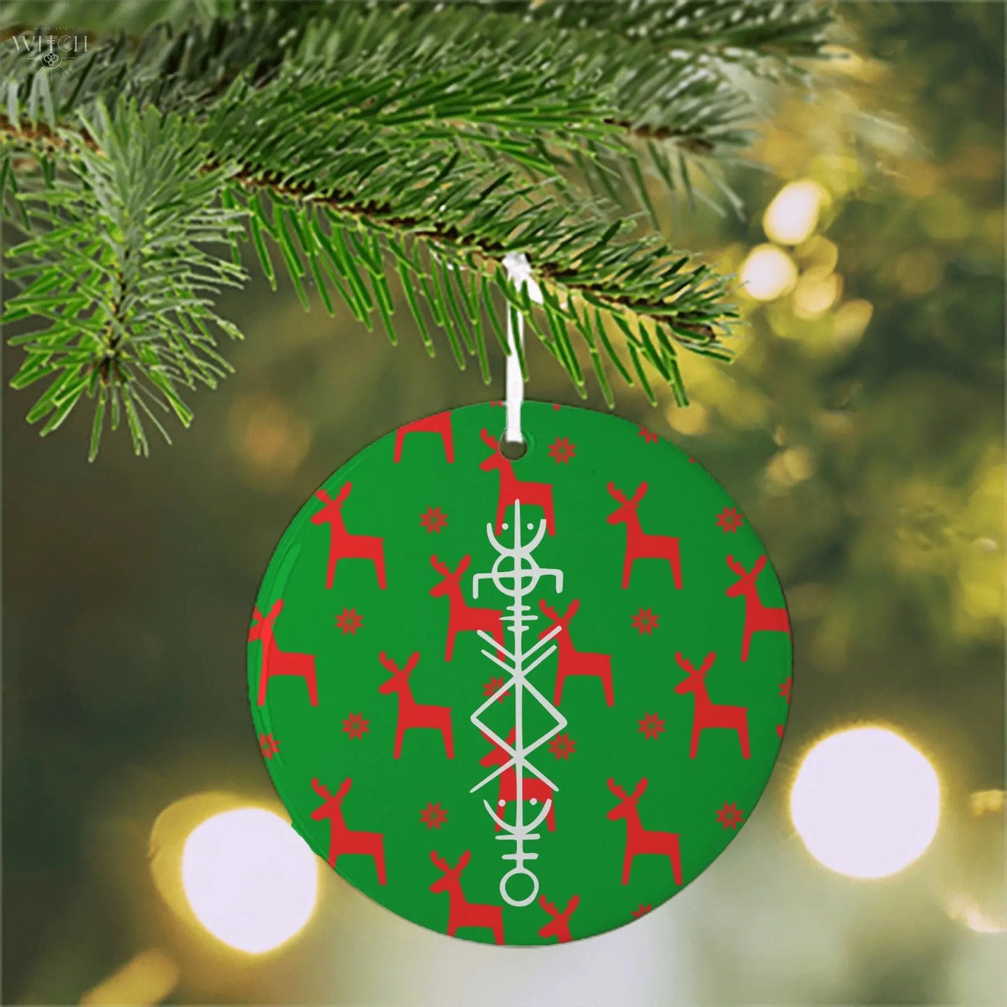 Green Rune Ornament Quadra Marketplace