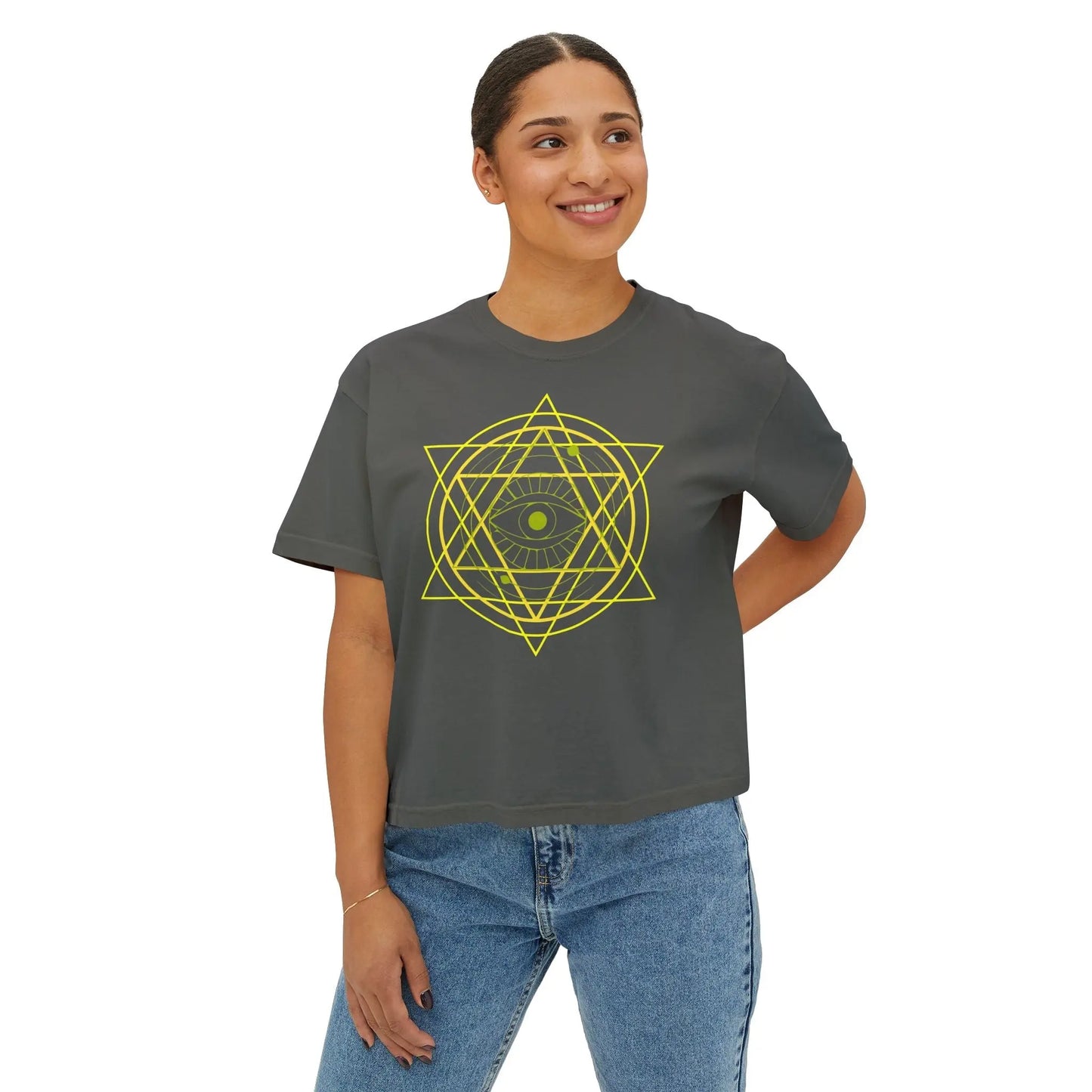 Inner Star Boxy Tee Printify