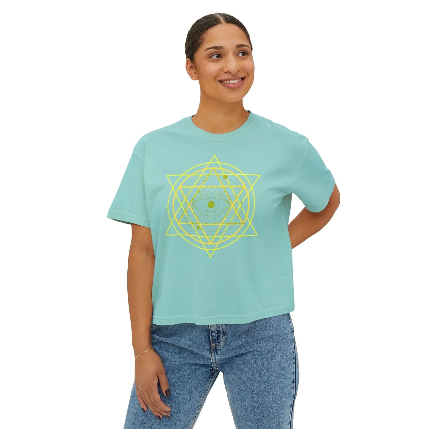 Inner Star Boxy Tee Printify