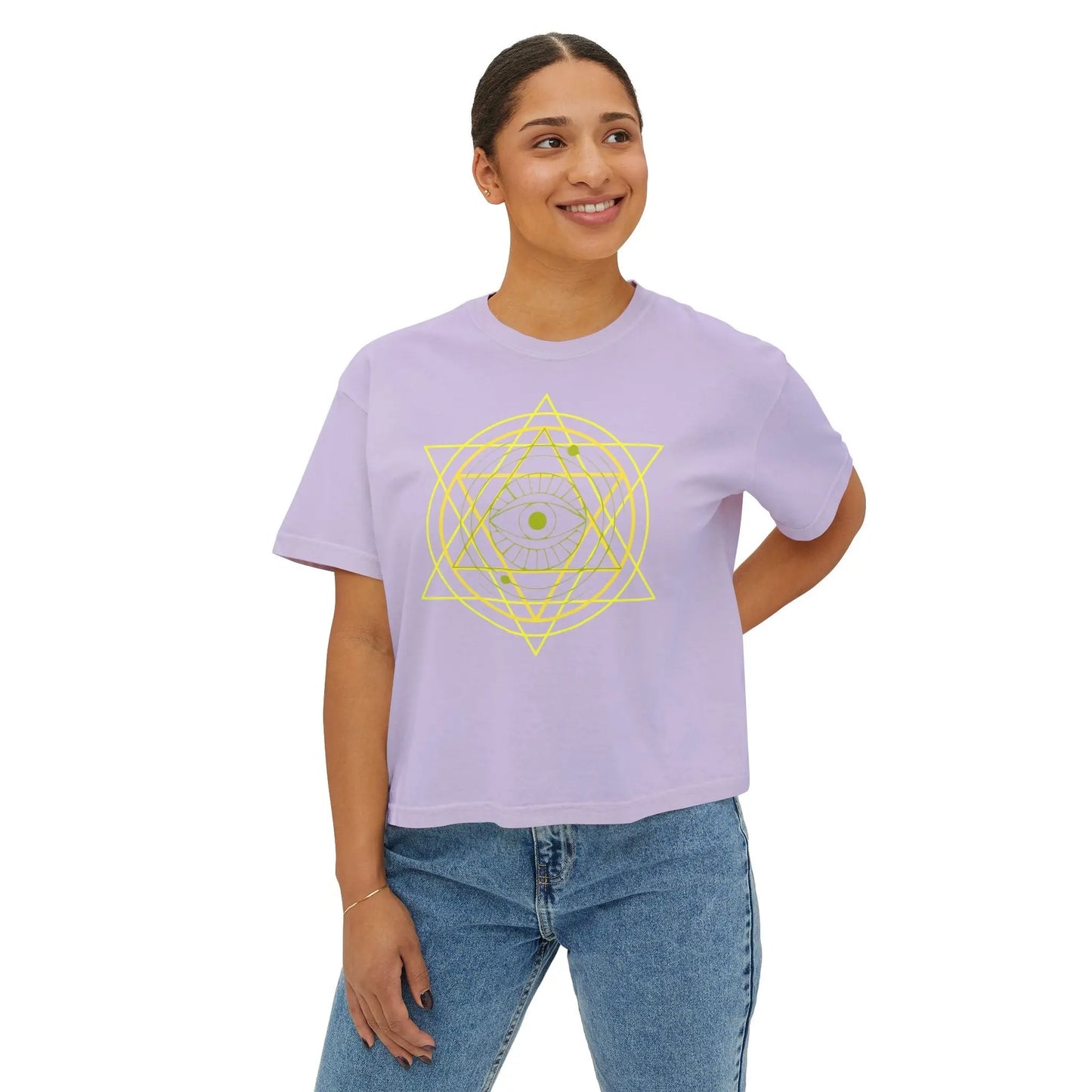 Inner Star Boxy Tee Printify