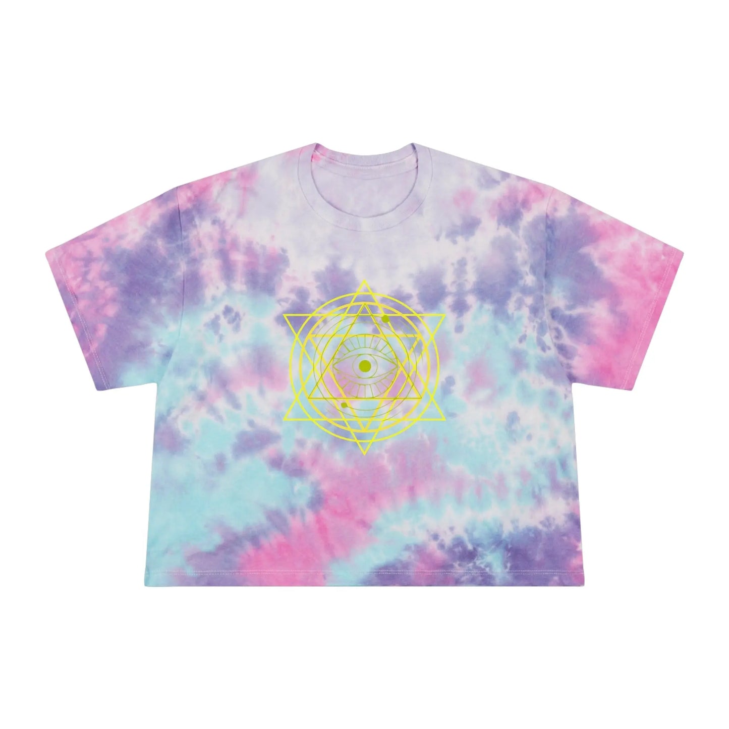 Inner Star Tie-Dye Crop Tee Printify