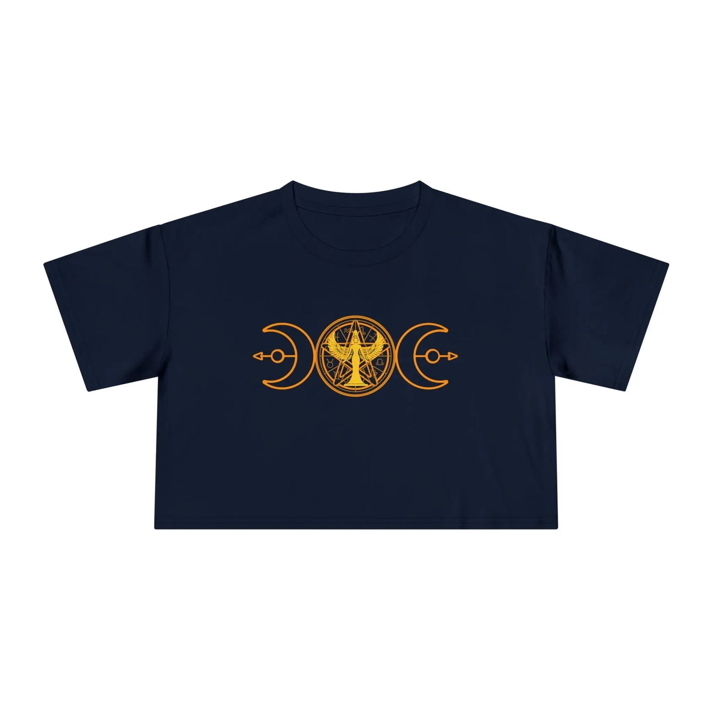 Lunar Flow Crop Tee Printify