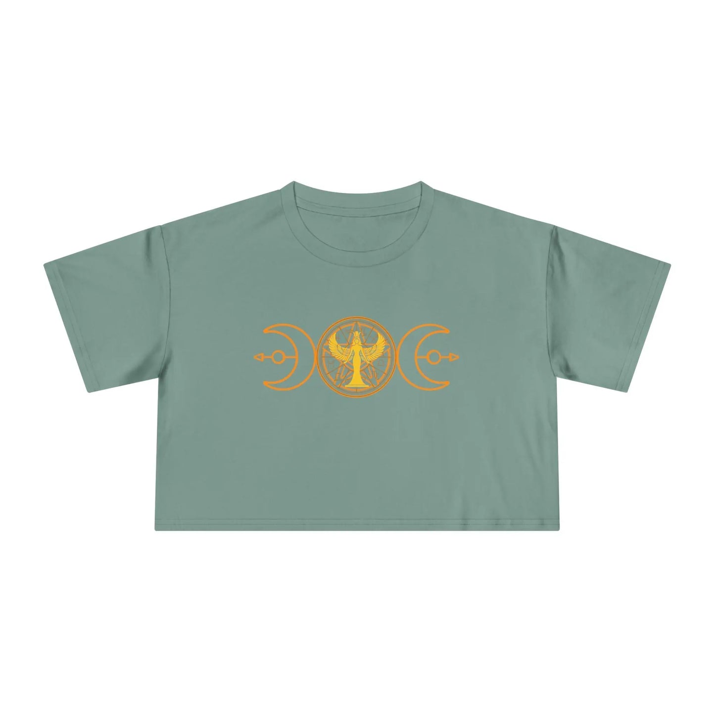 Lunar Flow Crop Tee Printify