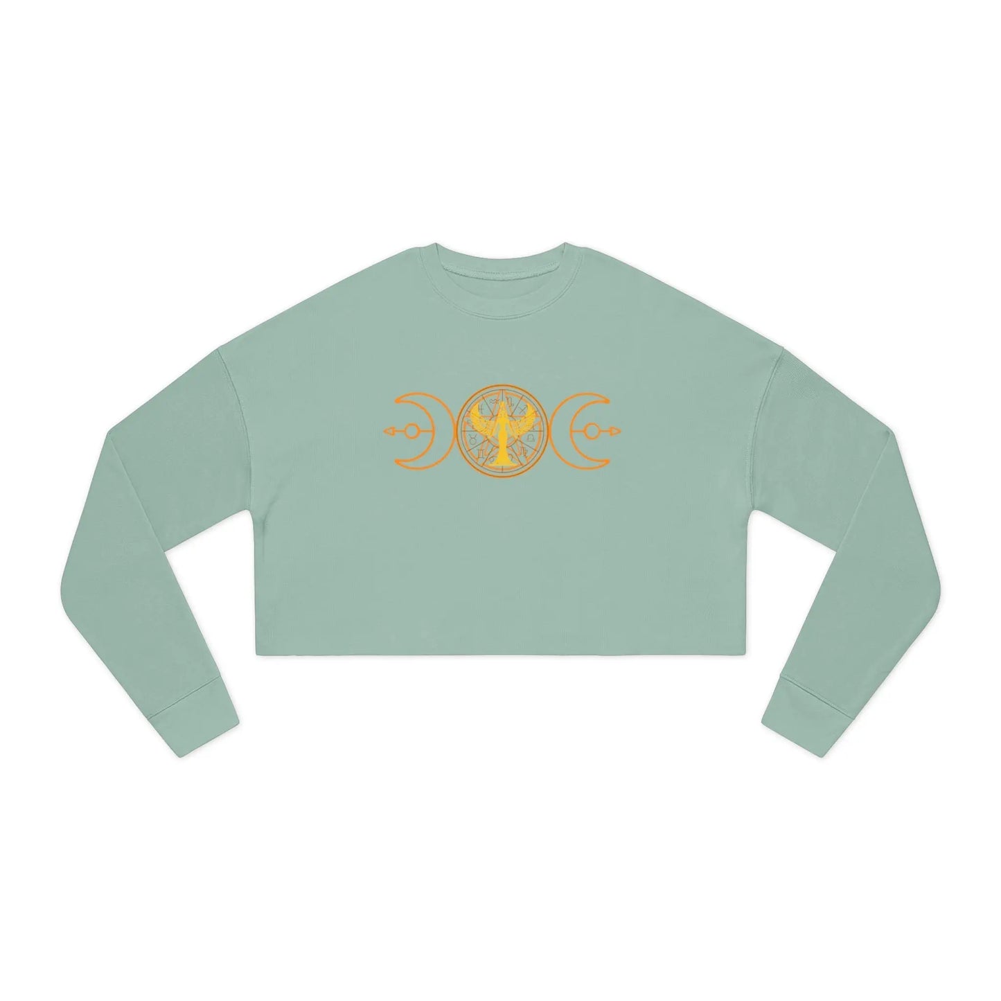 Lunar Flow Cropped Sweatshirt - Witchy Things