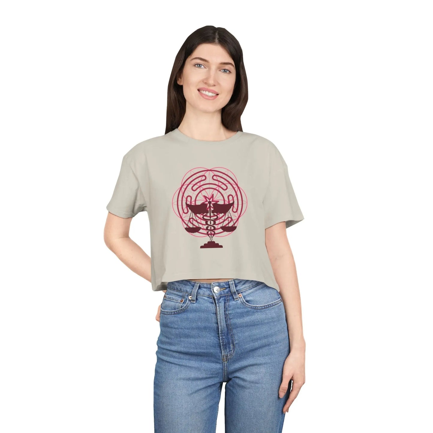 Mother Shadow Crop Tee Printify
