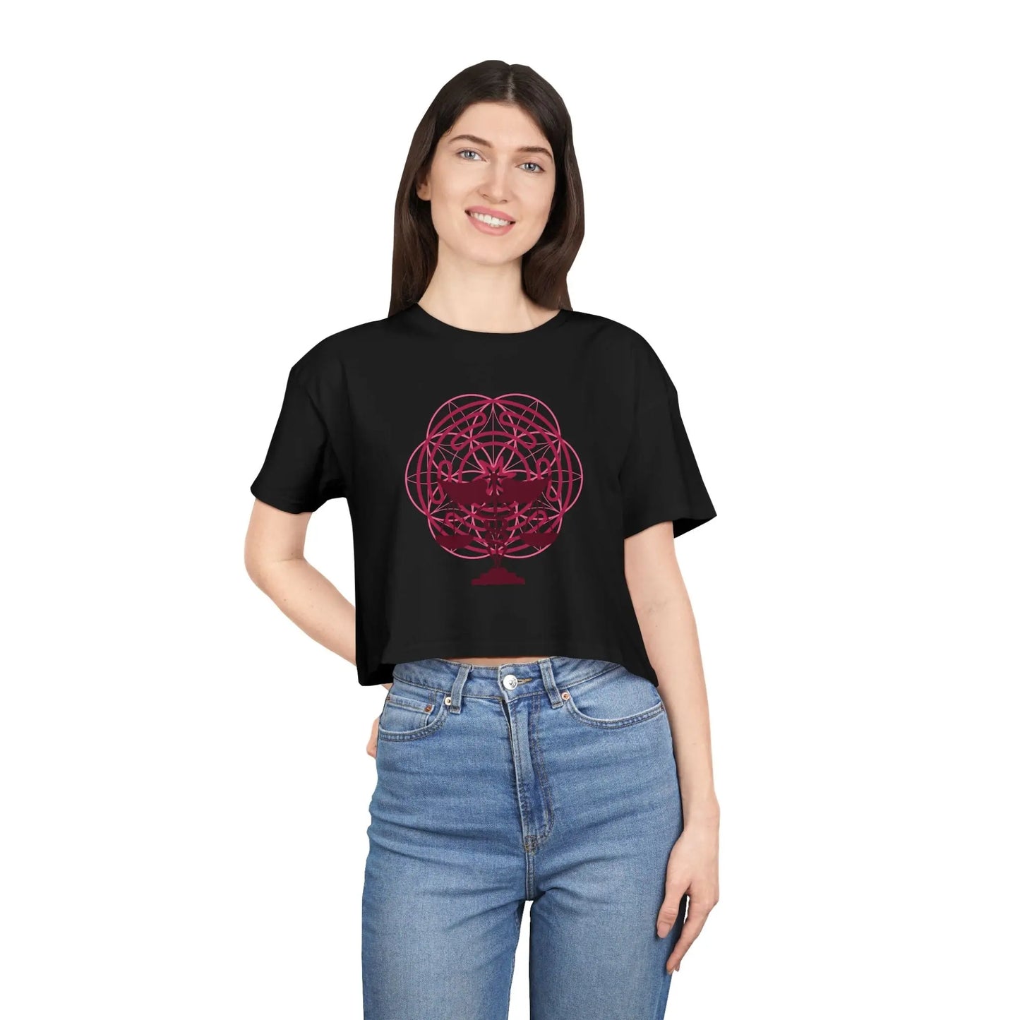 Mother Shadow Crop Tee Printify