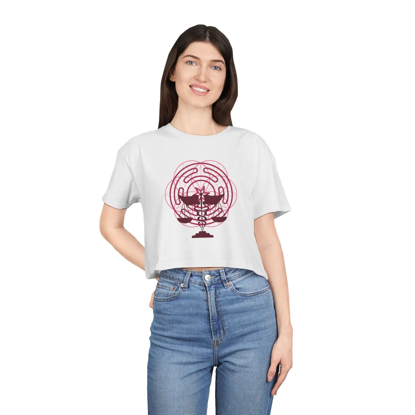 Mother Shadow Crop Tee Printify