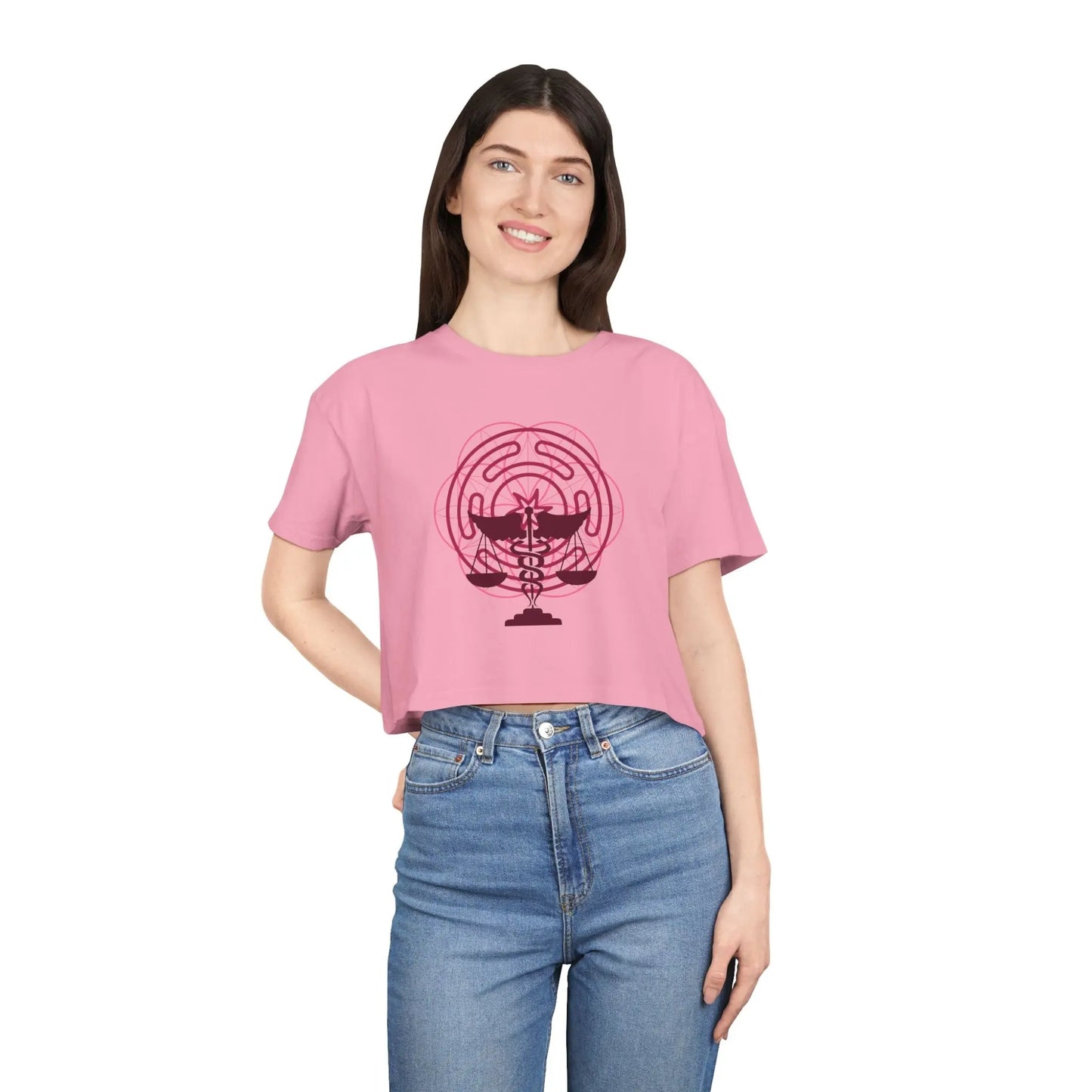 Mother Shadow Crop Tee Printify