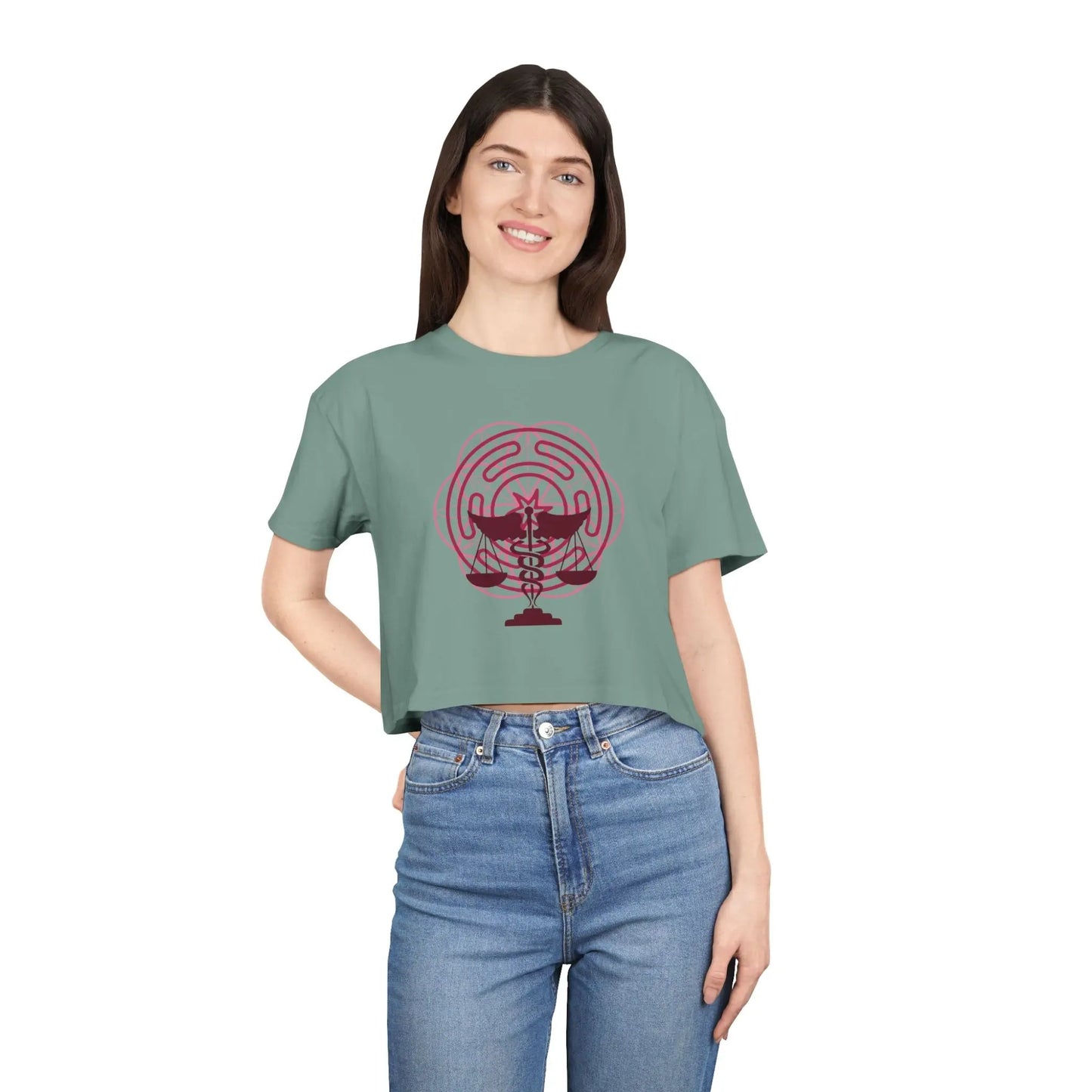 Mother Shadow Crop Tee Printify