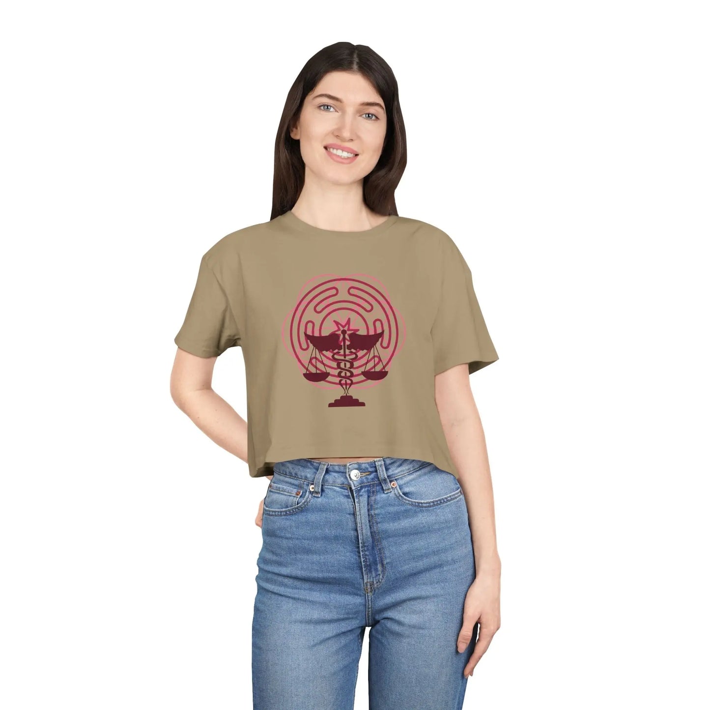 Mother Shadow Crop Tee Printify