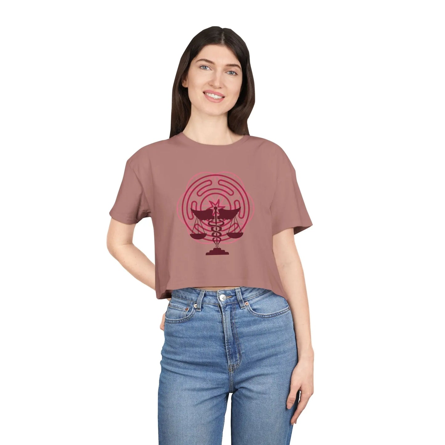 Mother Shadow Crop Tee Printify