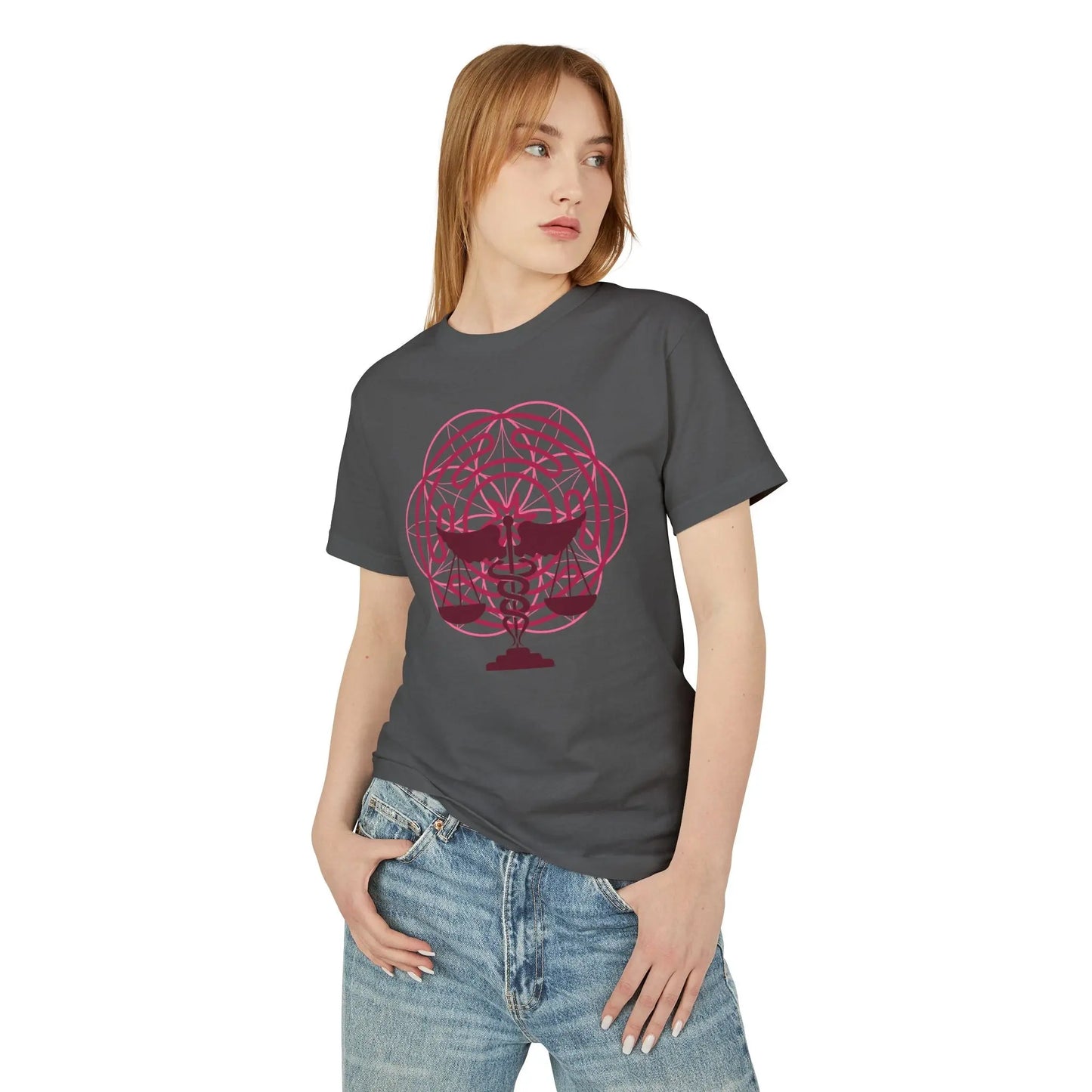 Mother Shadow Garment-Dyed Heavyweight Cotton Tee - Witchy Things