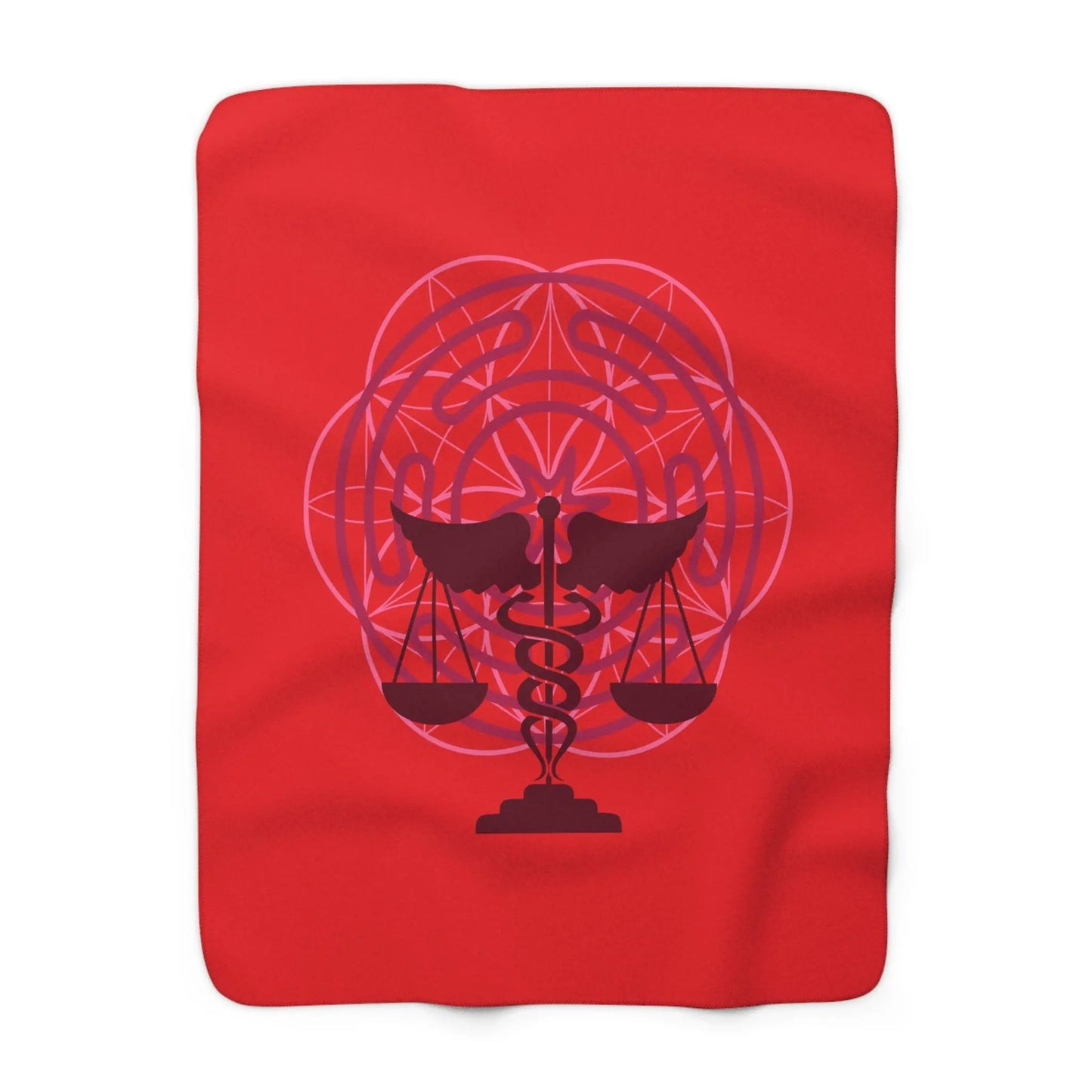Mother Shadow Sherpa Fleece Blanket - Witchy Things