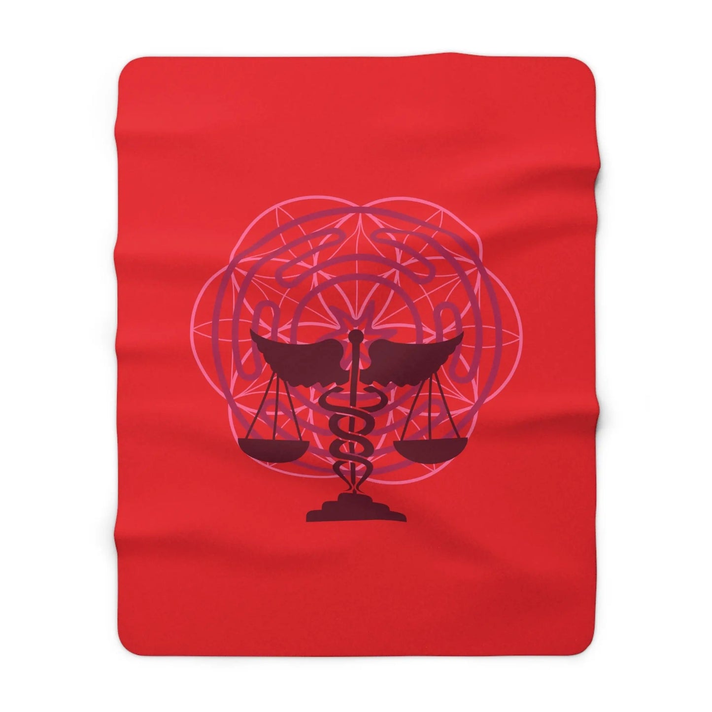 Mother Shadow Sherpa Fleece Blanket - Witchy Things
