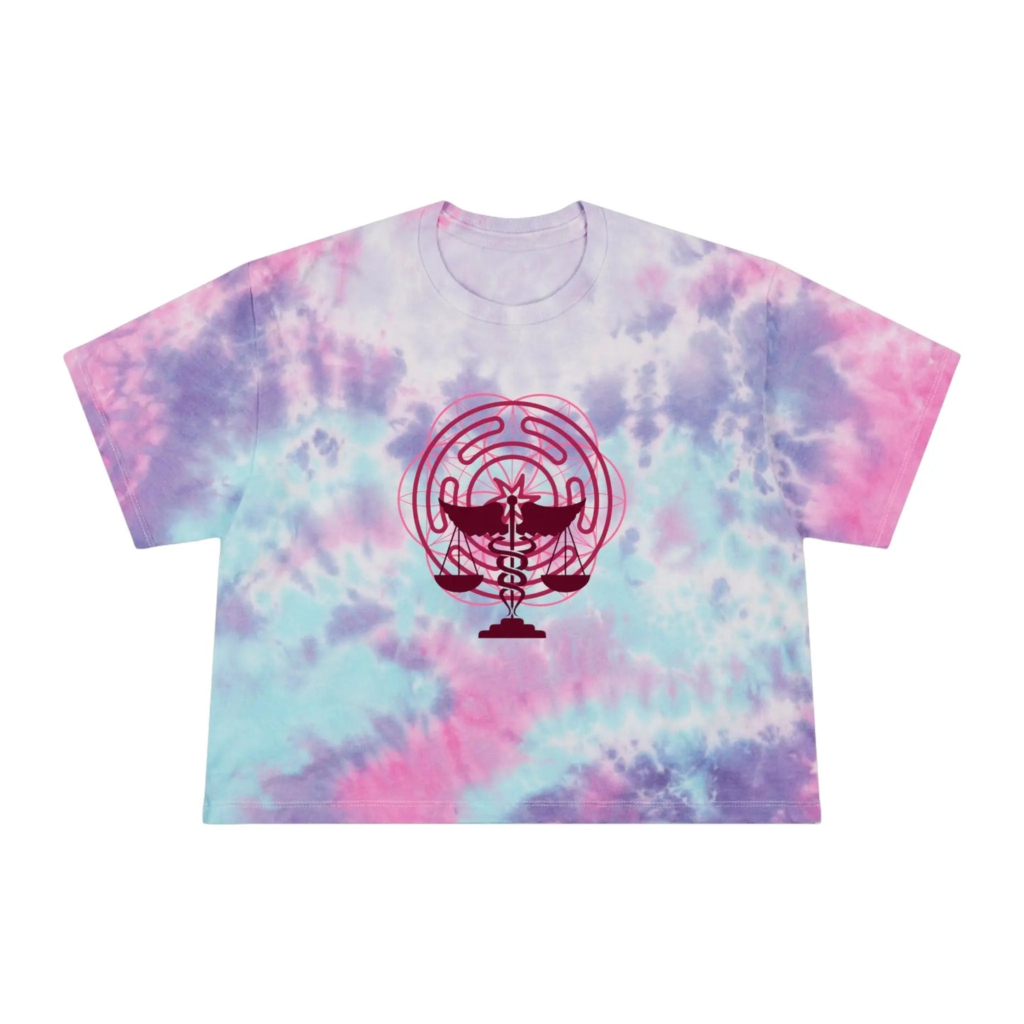 Mother Shadow Tie-Dye Crop Tee Printify