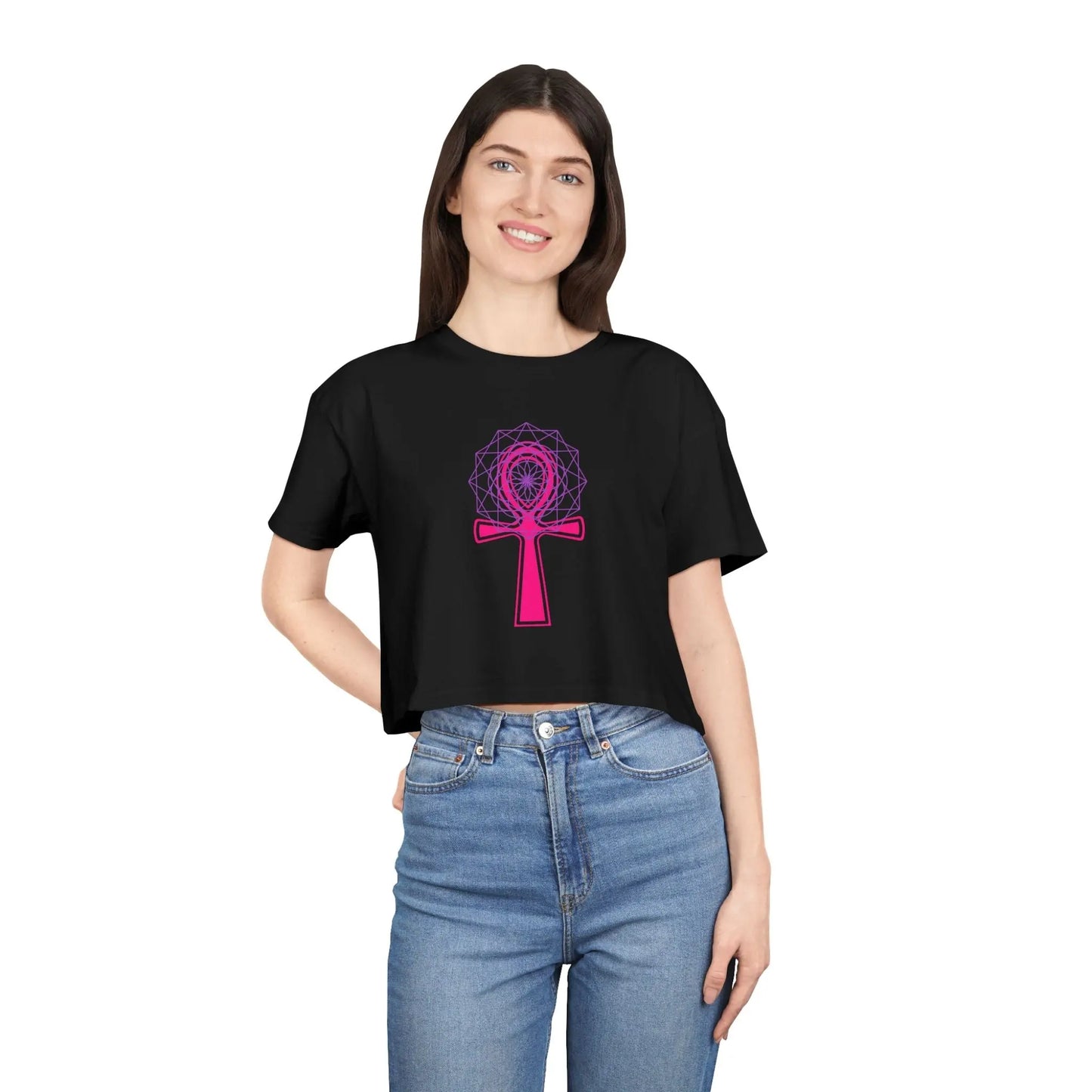 Sacred Sight Crop Tee Printify