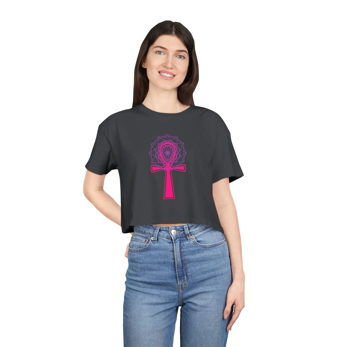 Sacred Sight Crop Tee Printify