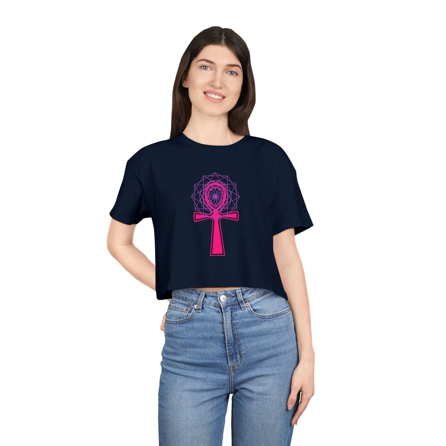Sacred Sight Crop Tee Printify