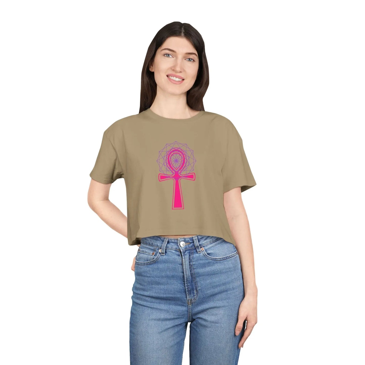 Sacred Sight Crop Tee Printify