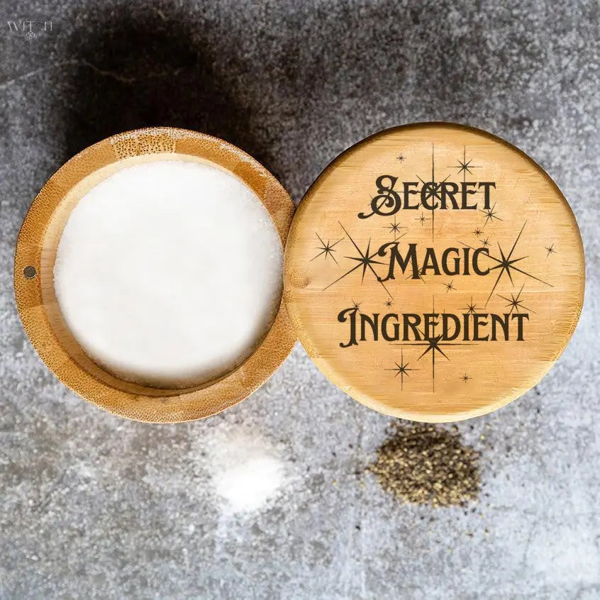 Secret Magic Ingredient Herb Jar with Magnetic Lid Quadra Marketplace