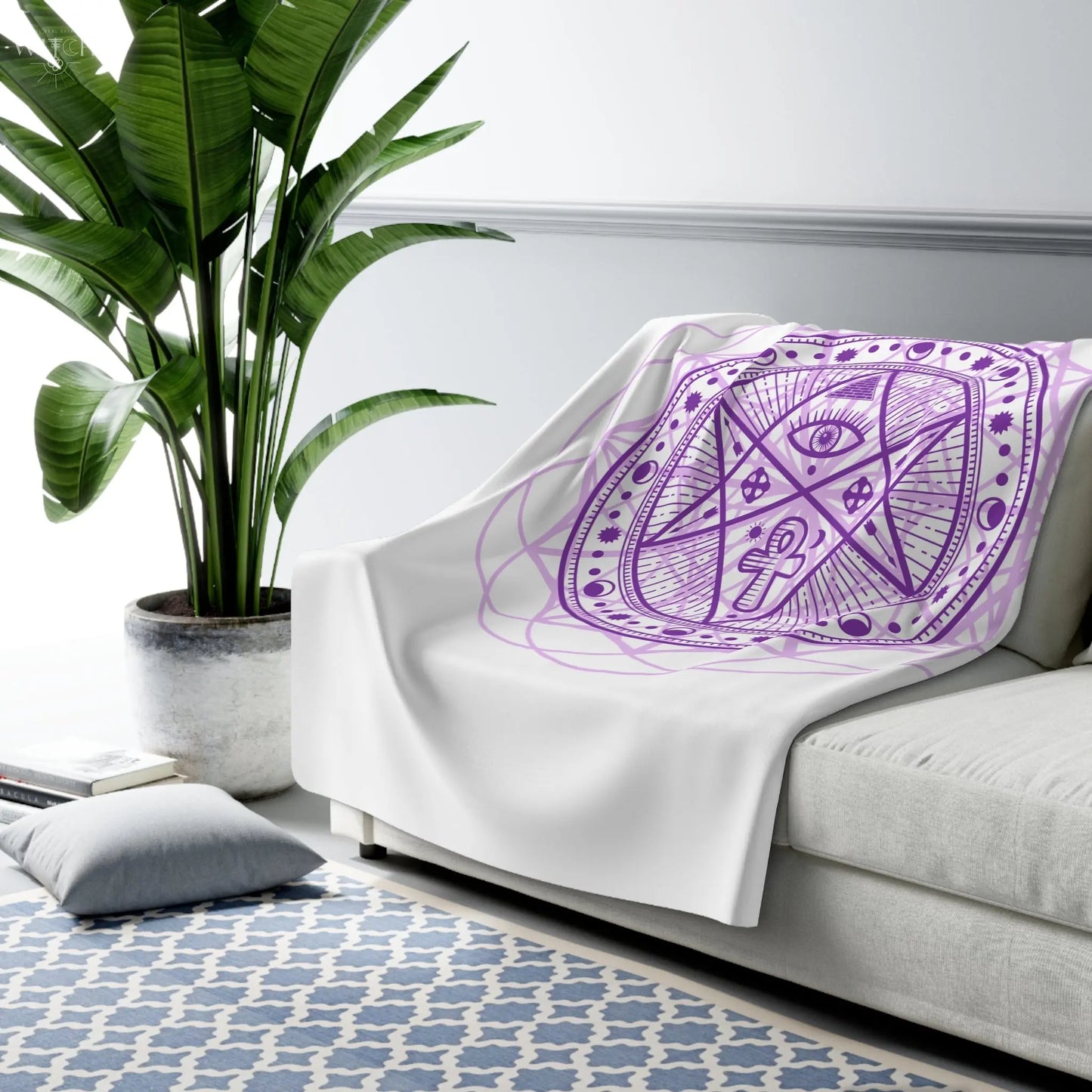 Sovereign Union Sherpa Fleece Blanket - Witchy Things
