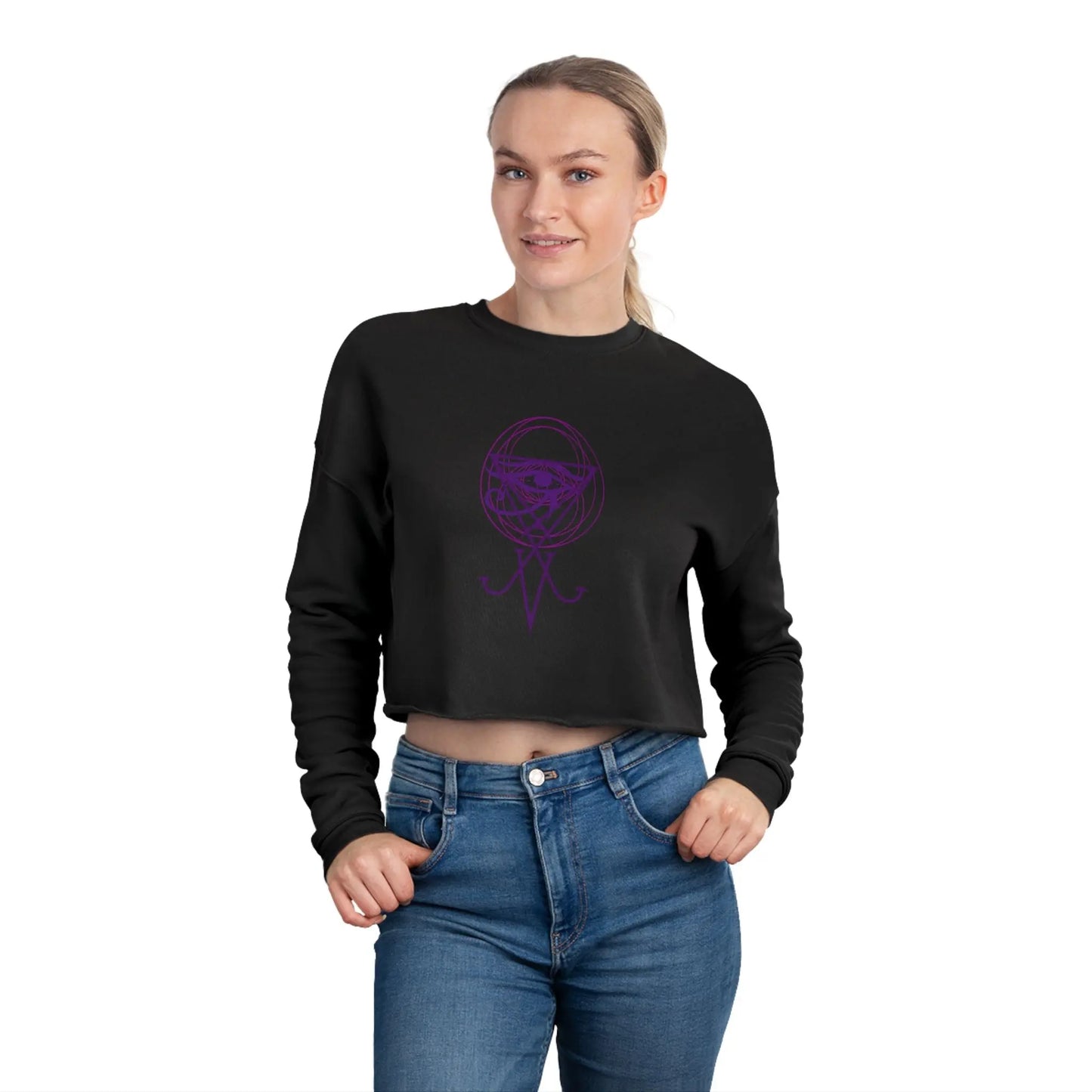 Veil Lifter Cropped Sweatshirt - Witchy Things