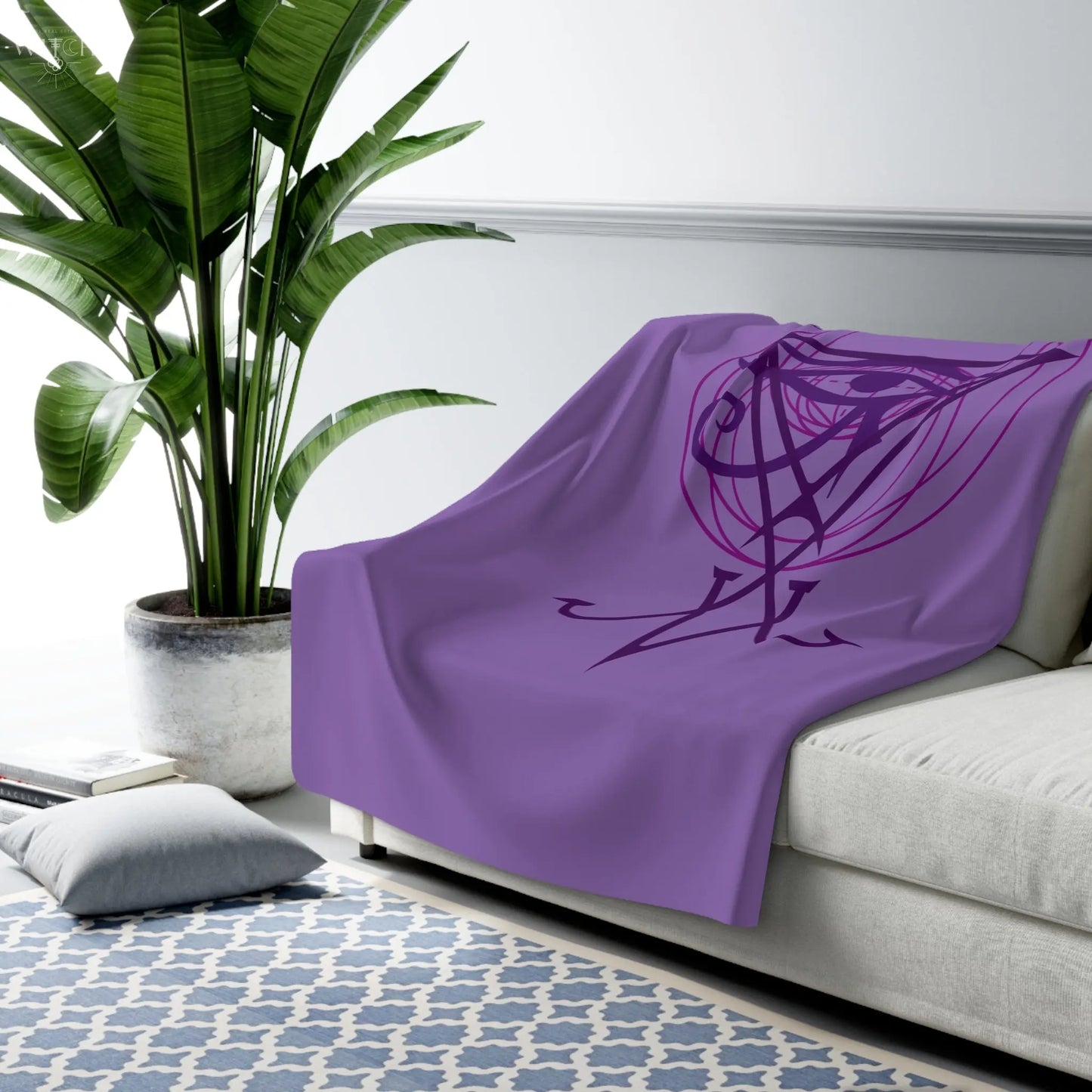 Veil Lifter Sherpa Fleece Blanket - Witchy Things