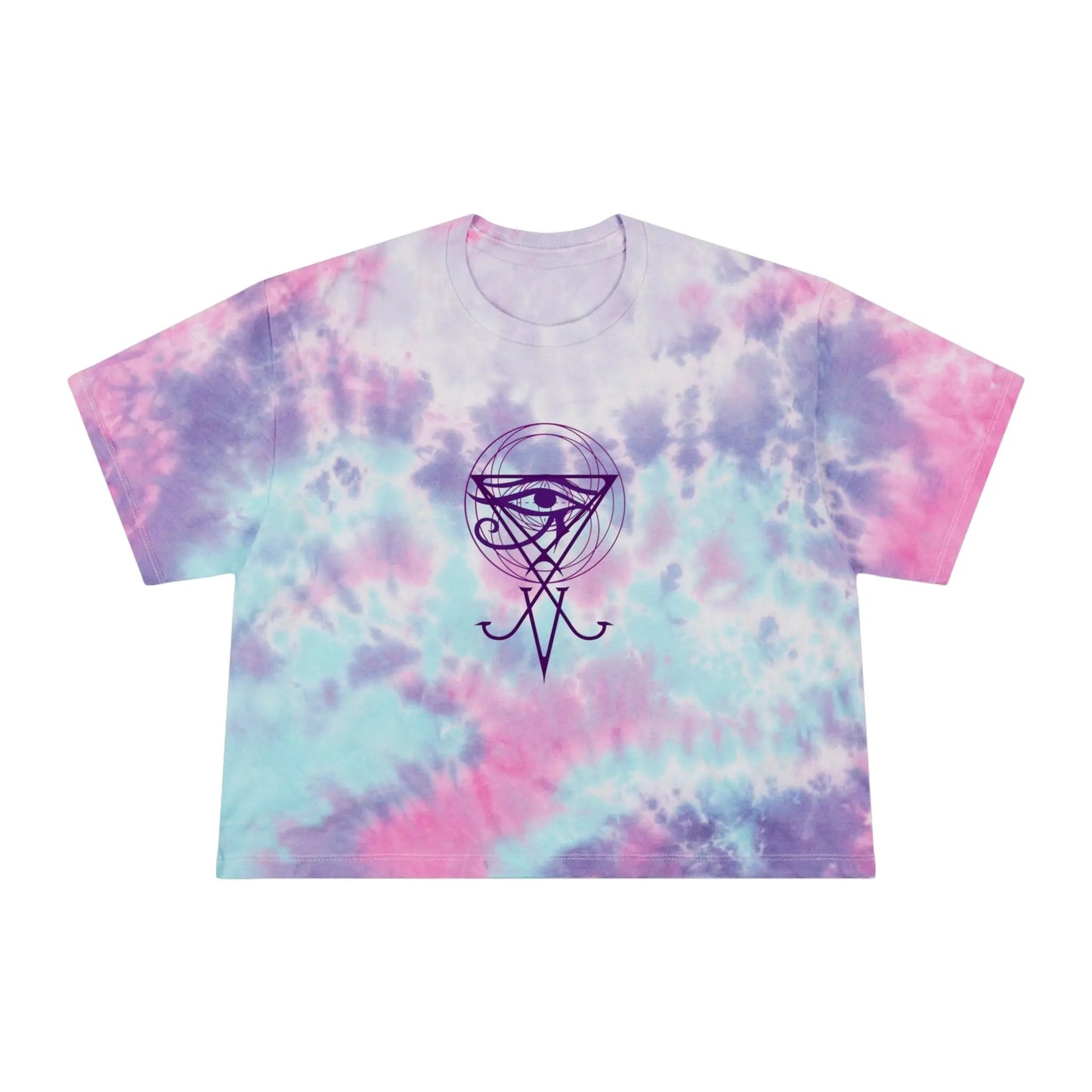 Veil Lifter Tie-Dye Crop Tee Printify