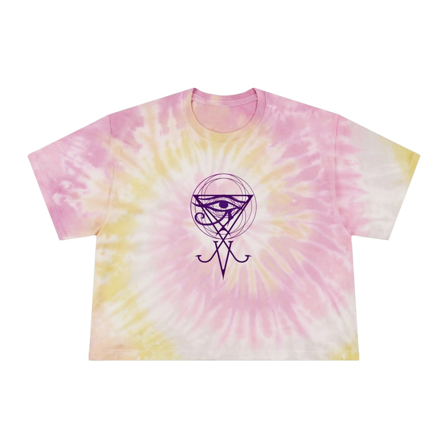 Veil Lifter Tie-Dye Crop Tee Printify