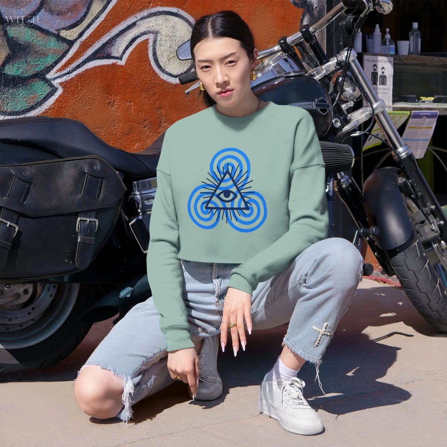 Voice of Truth Cropped Sweatshirt - Witchy Things