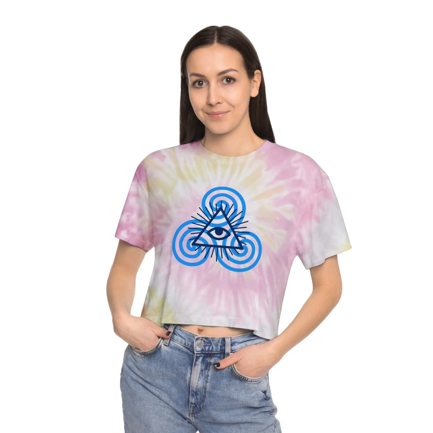 Voice of Truth Tye-Dye Crop Tee Printify