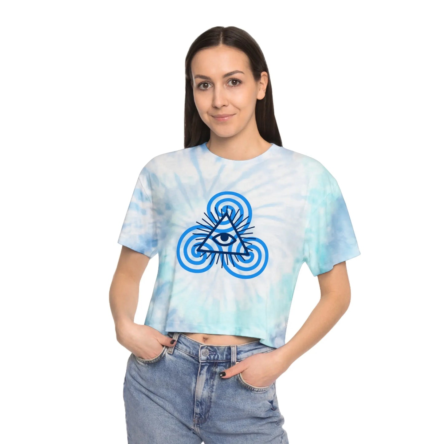 Voice of Truth Tye-Dye Crop Tee Printify
