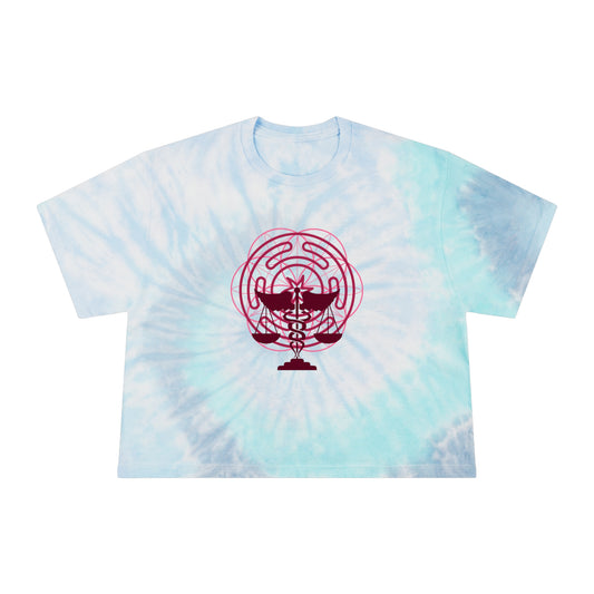 Mother Shadow Tie-Dye Crop Tee