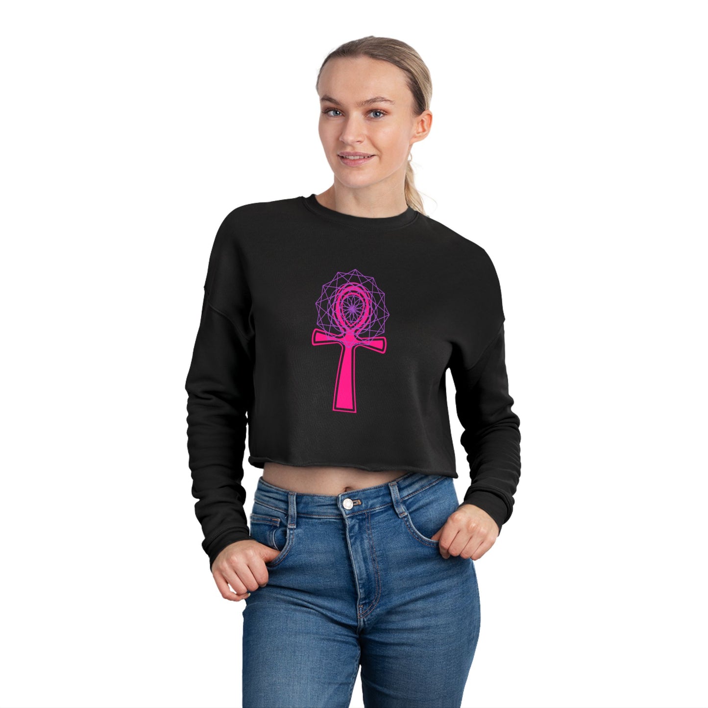 Sacred Sight Cropped Sweatshirt