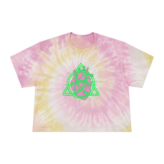 Eternal Bloom Tie-Dye Crop Tee