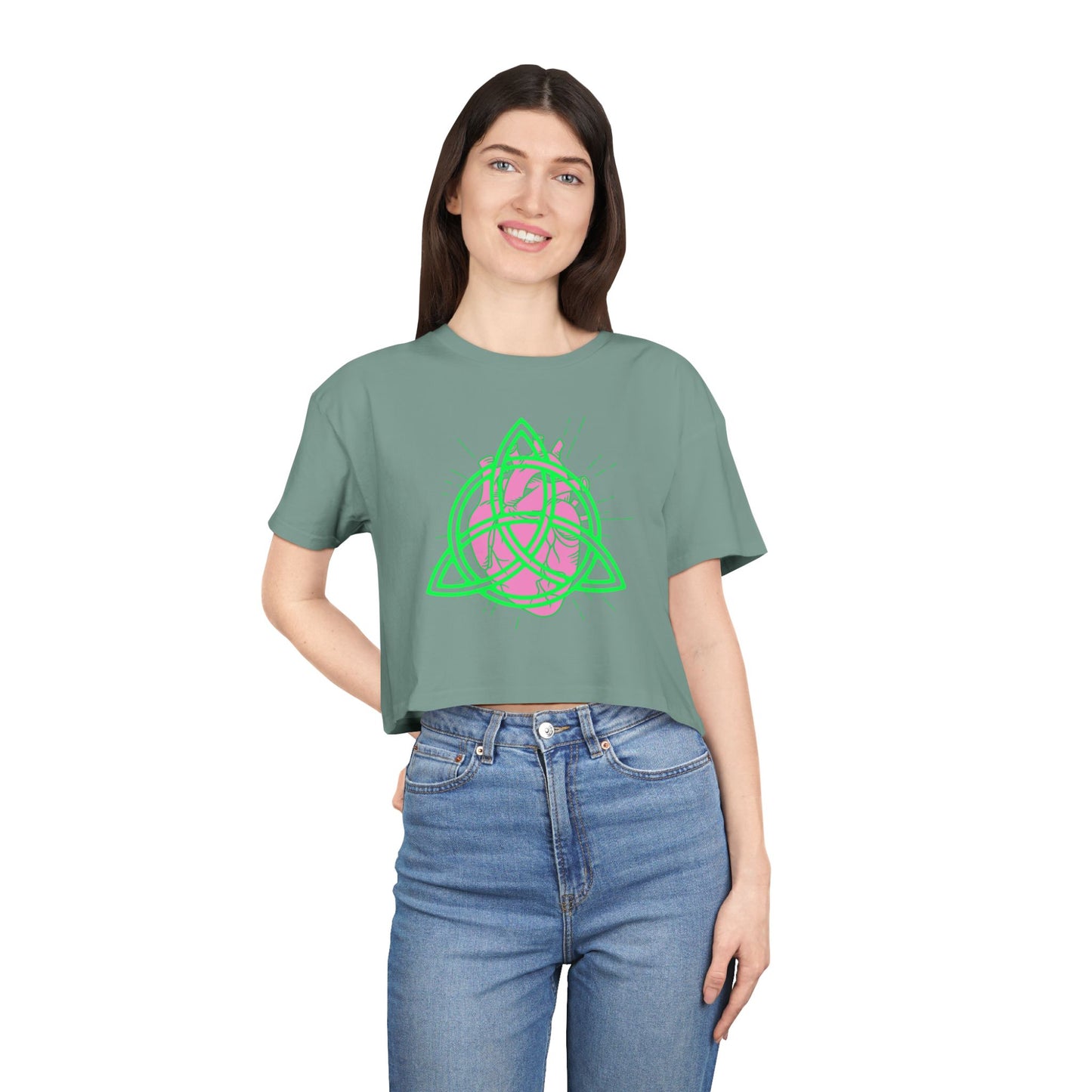 Eternal Bloom Crop Tee